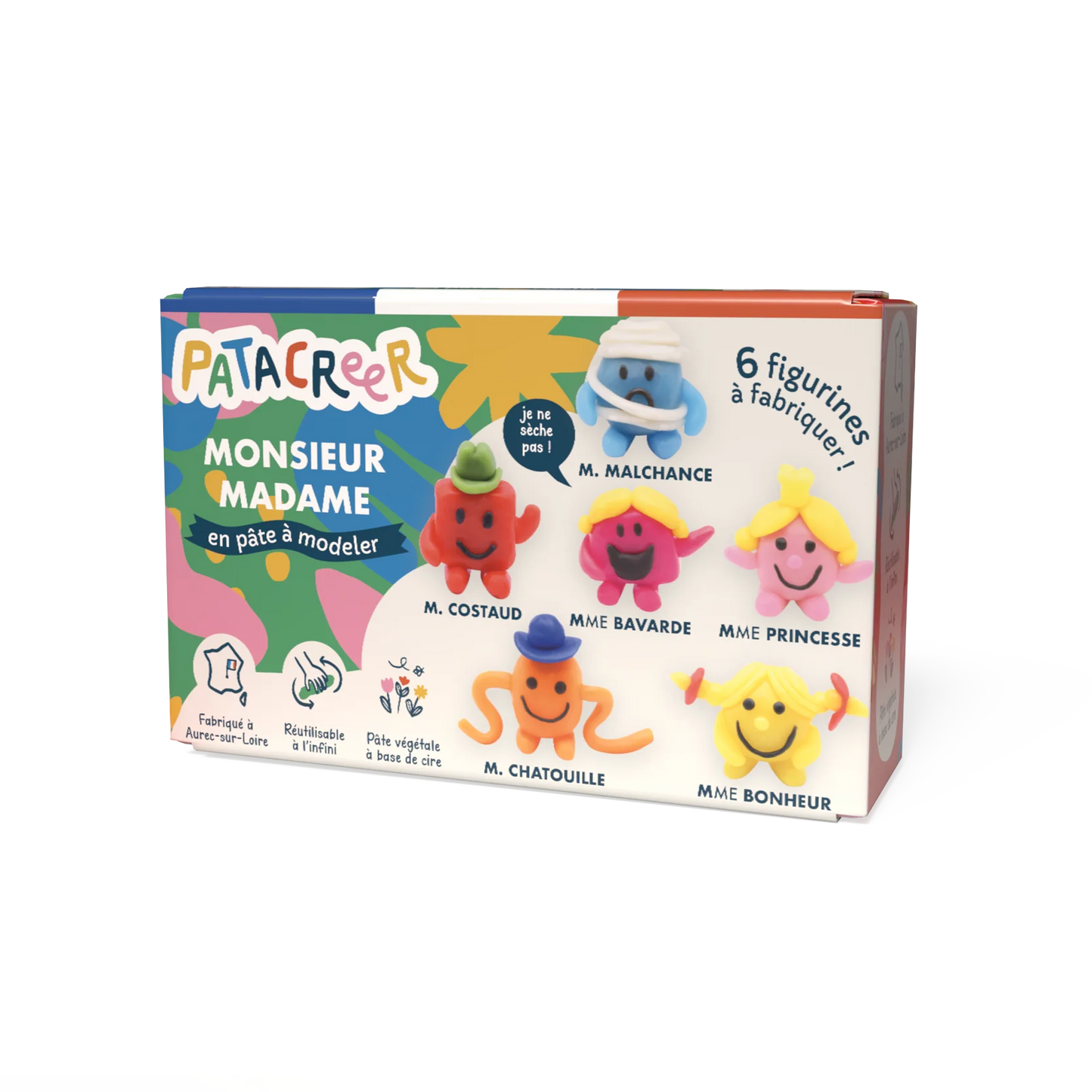 Kit à fabriquer MES 6 MONSIEUR MADAME en pâte à modeler