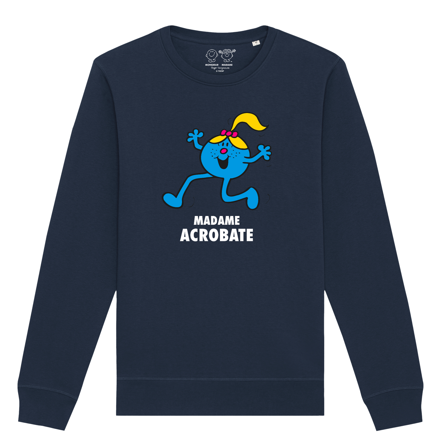 Sweatshirt Femme Madame Acrobate Monsieur Madame