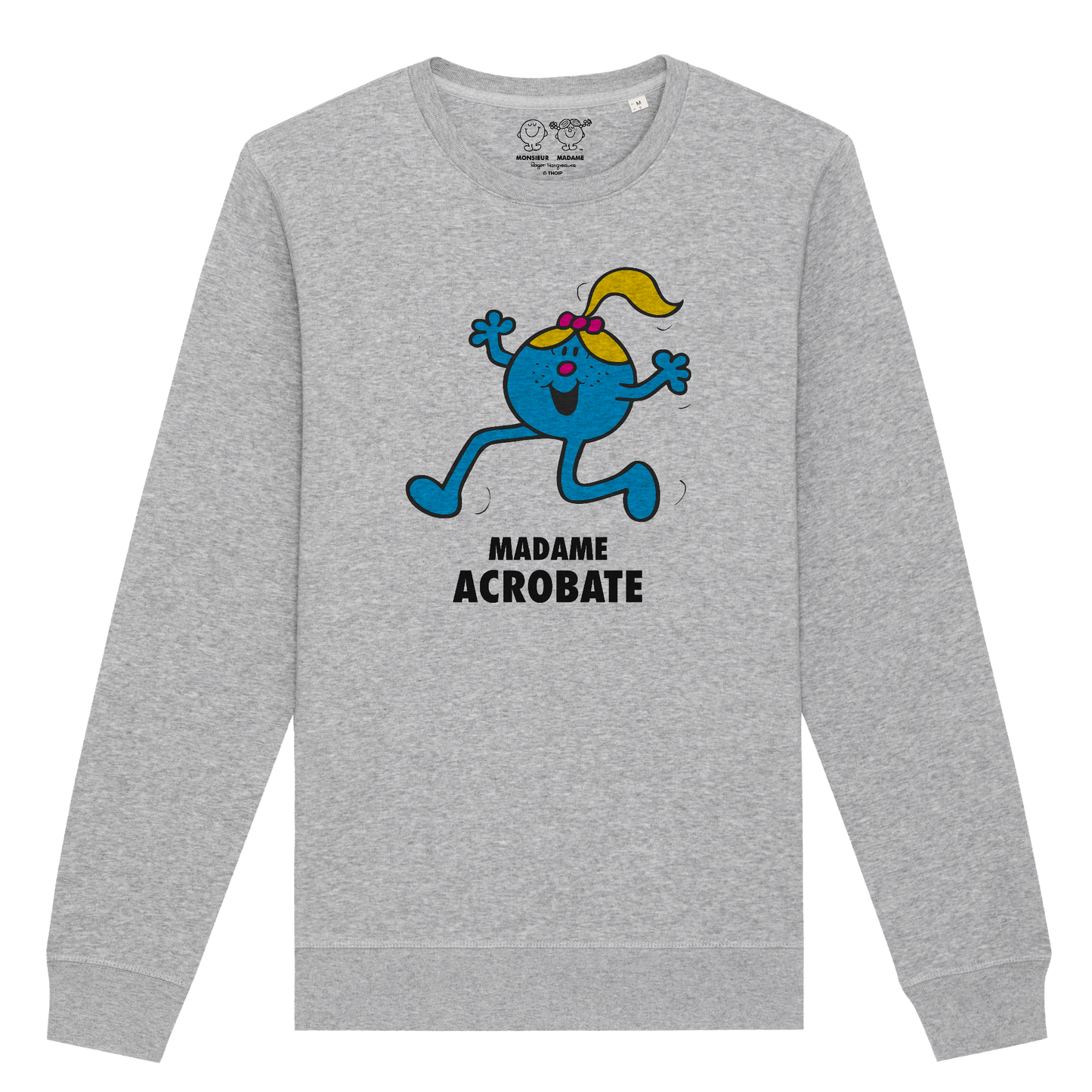 Sweatshirt Femme Madame Acrobate Monsieur Madame