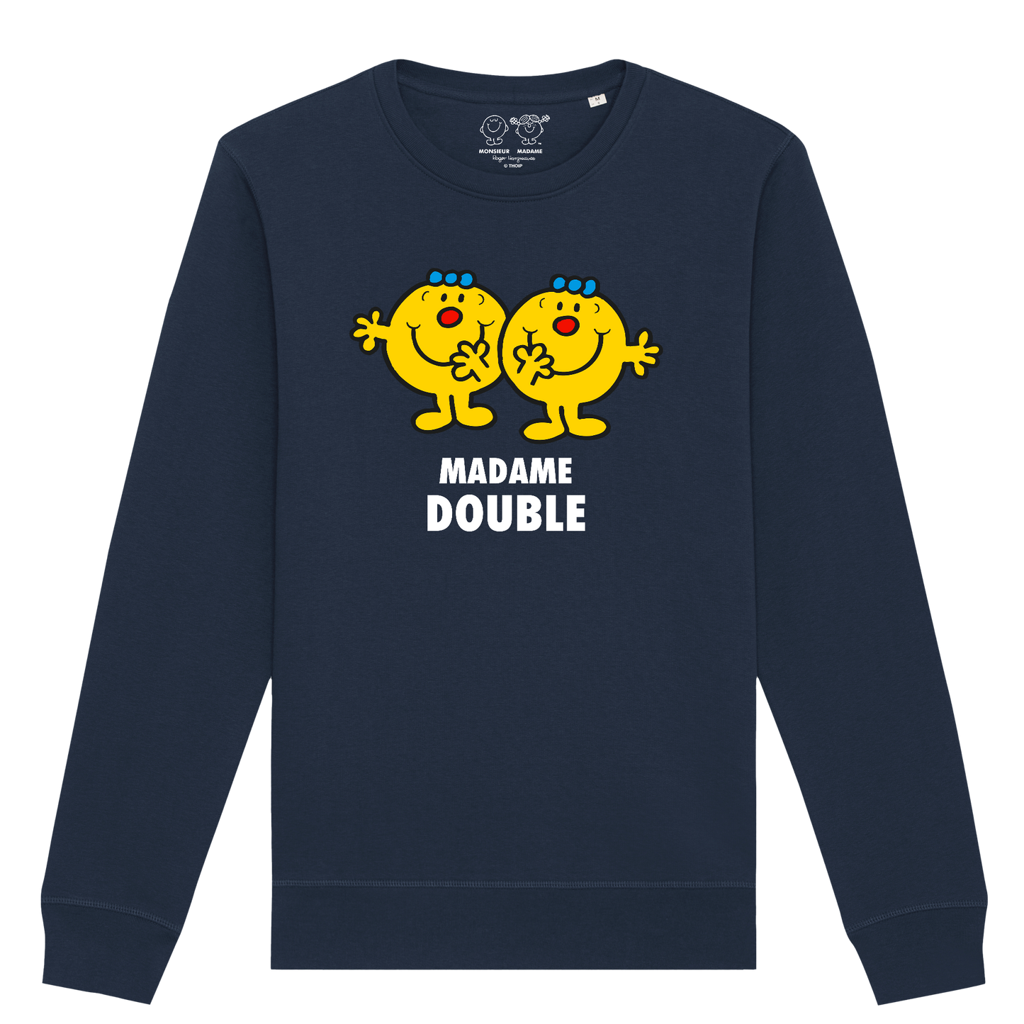 Sweatshirt Femme Madame Double Monsieur Madame