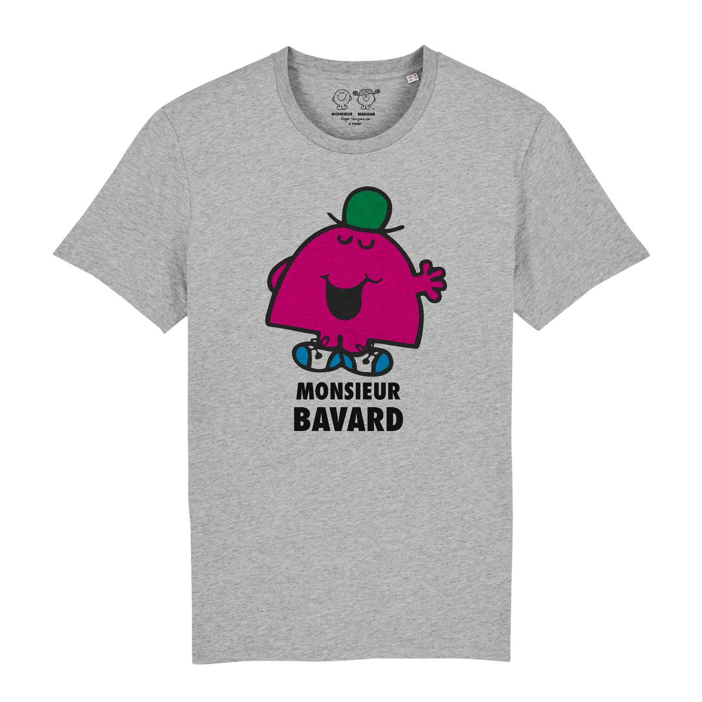 T-Shirt Homme Monsieur Bavard Monsieur Madame