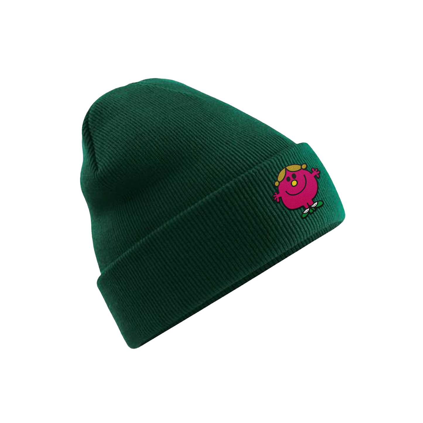 Bonnet brodé Madame Catastrophe vert