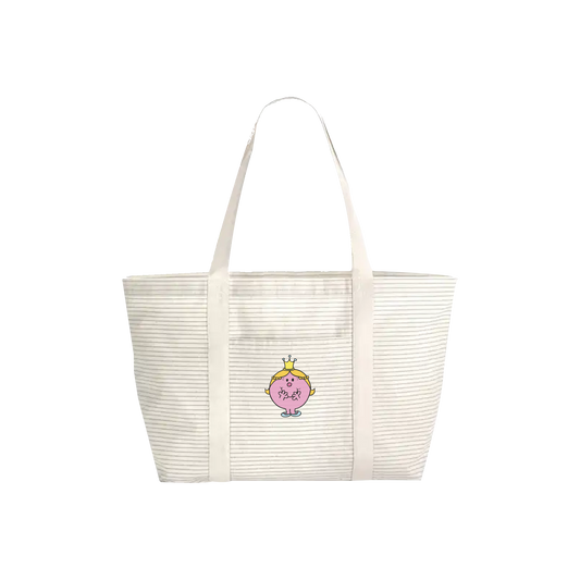 Sac cabas rayé Madame Princesse