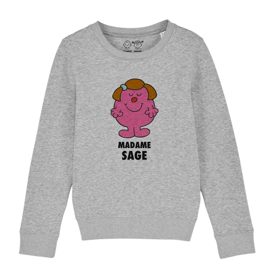 Sweatshirt Fille Madame Sage