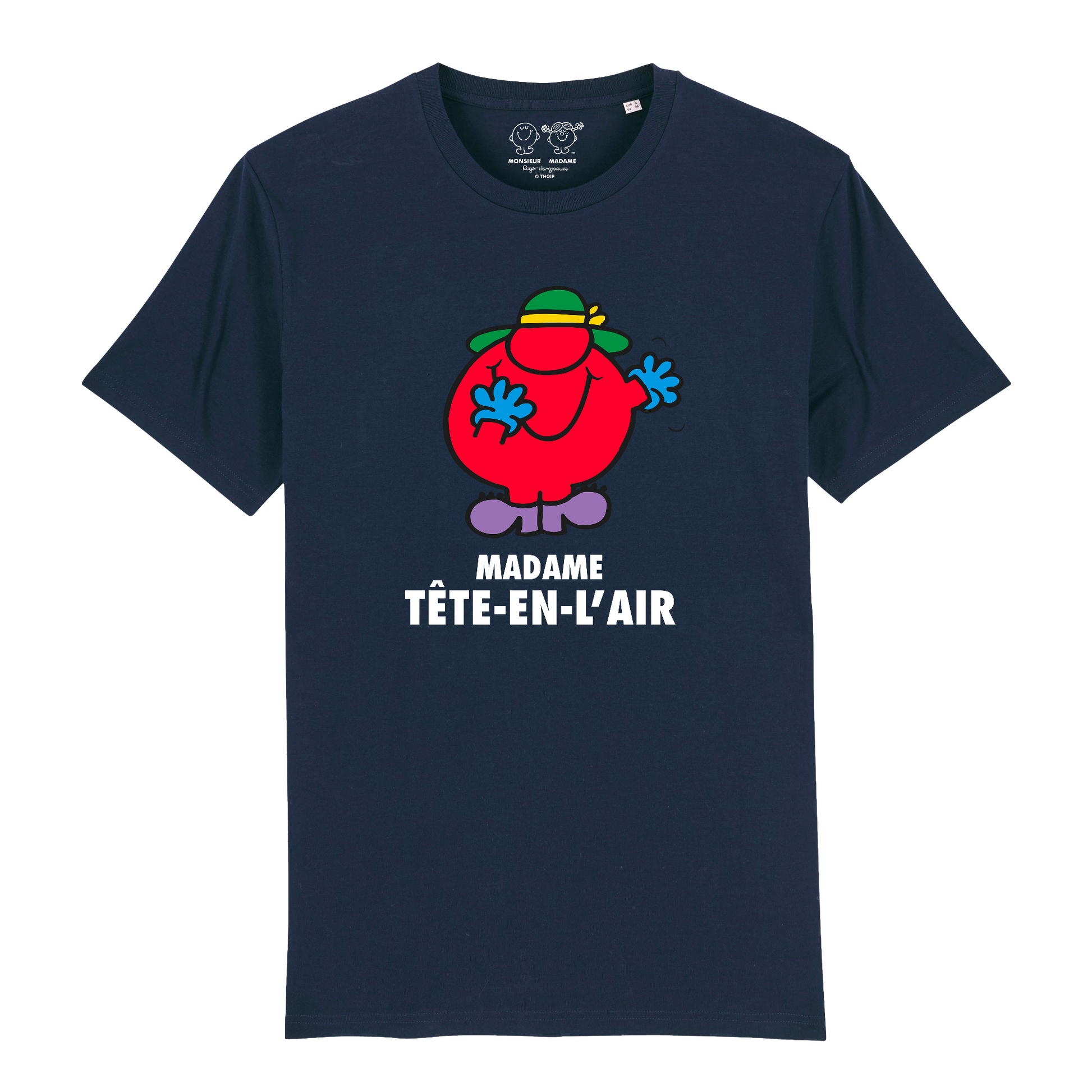 Femme - Tshirt - Madame Tête en l'air - Monsieur Madame