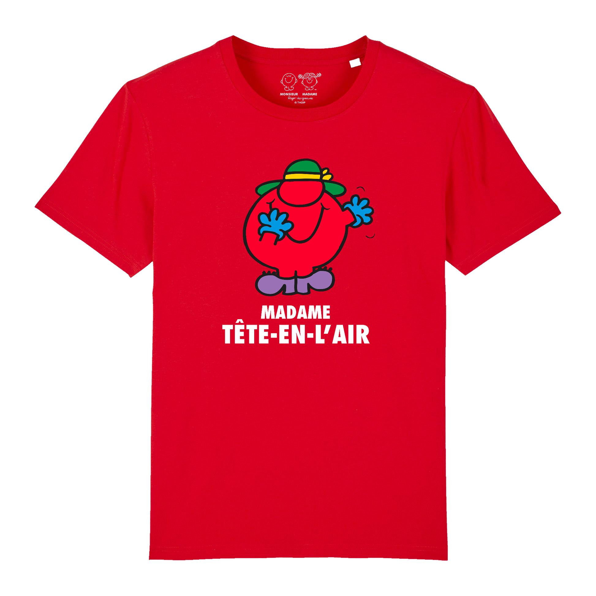 Femme - Tshirt - Madame Tête en l'air - Monsieur Madame
