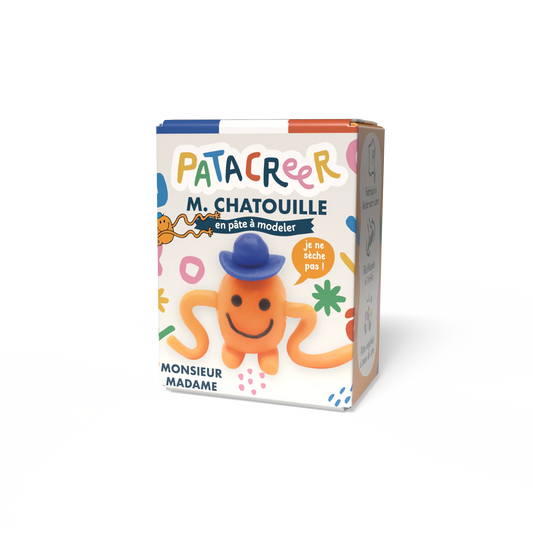 Kit à fabriquer MONSIEUR CHATOUILLE en pâte à modeler