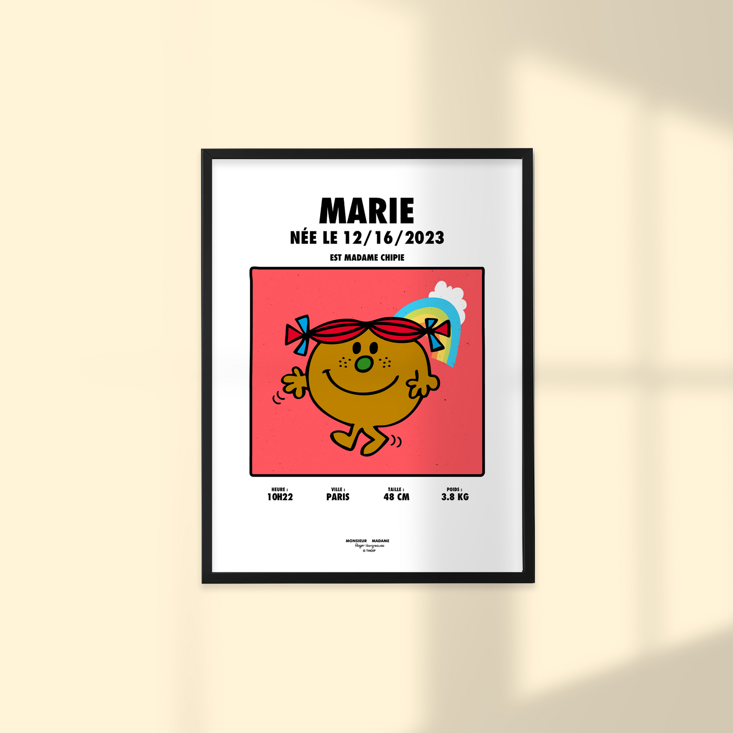 Affiche personnalisée