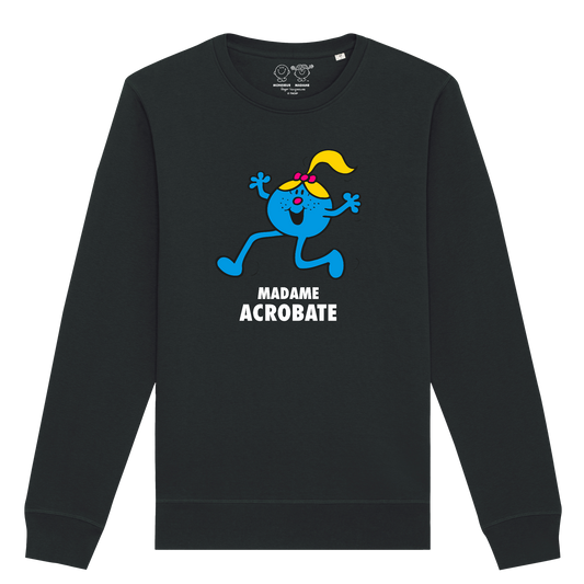 Sweatshirt Femme Madame Acrobate Monsieur Madame