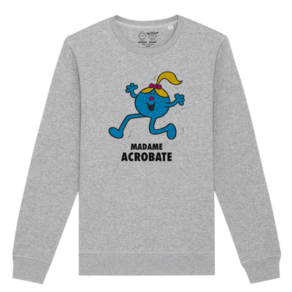 Sweatshirt Femme Madame Acrobate Monsieur Madame