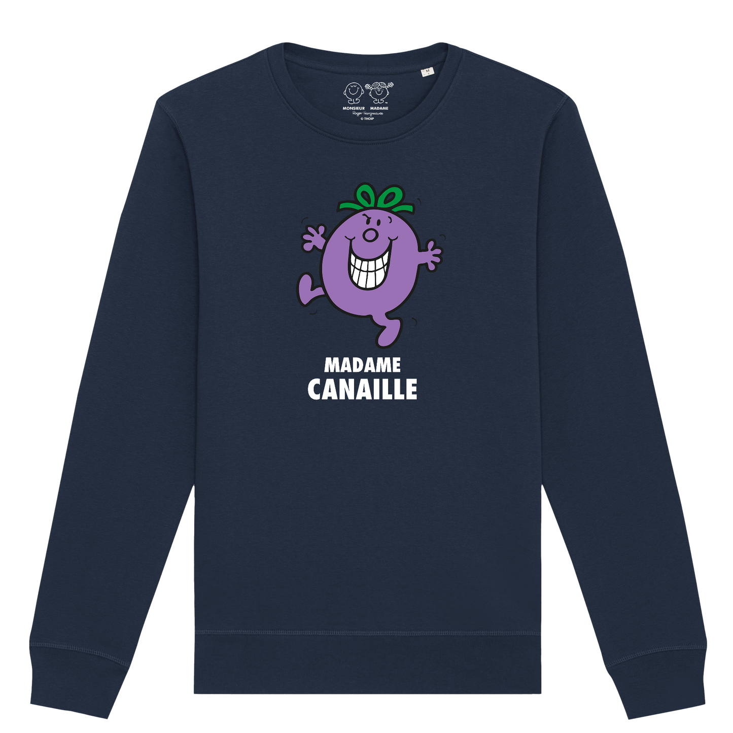 Sweatshirt Femme Madame Canaille Monsieur Madame