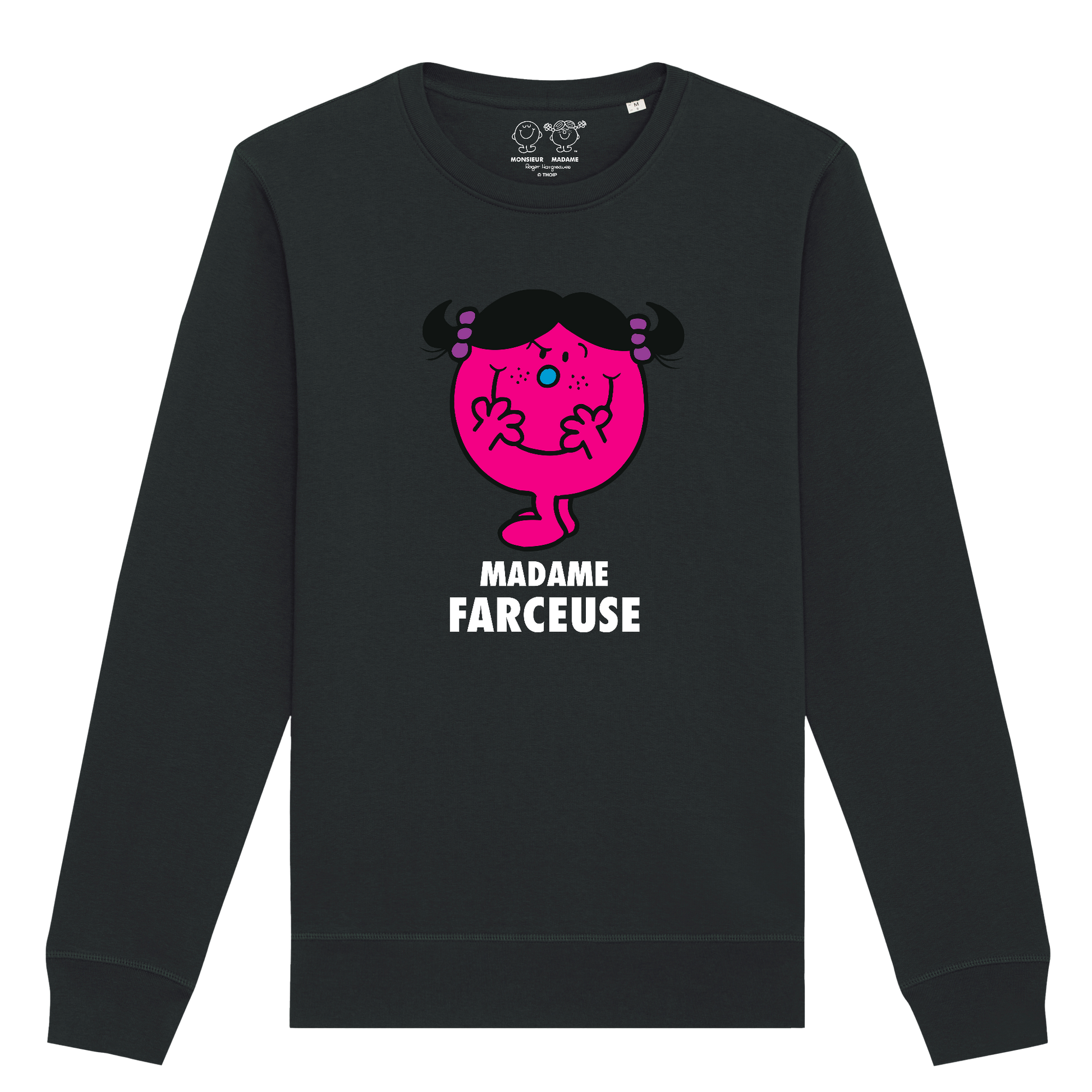 Sweatshirt Femme Madame Farceuse Monsieur Madame