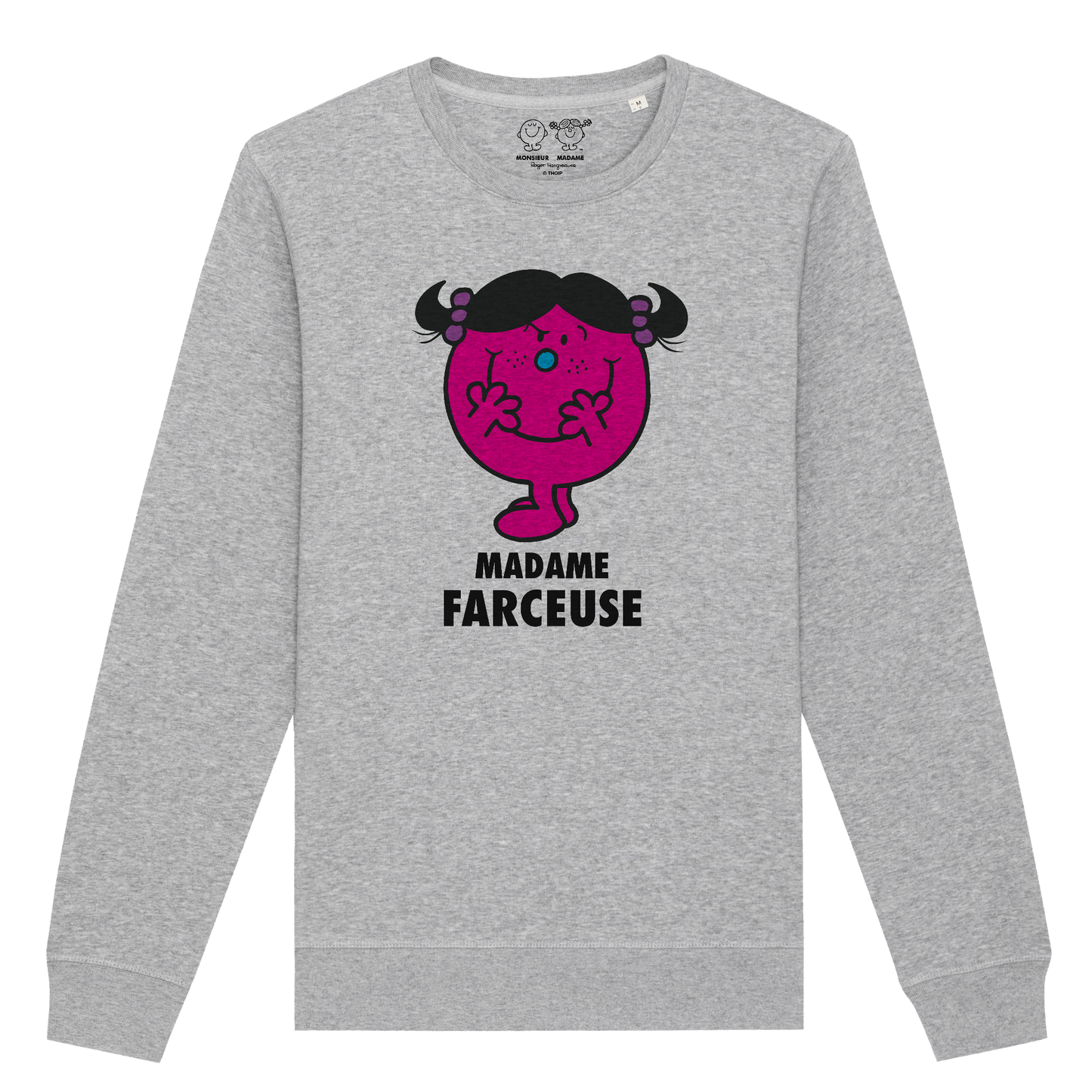 Sweatshirt Femme Madame Farceuse Monsieur Madame