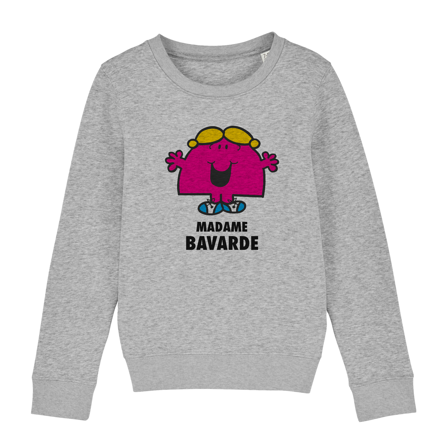 Sweatshirt Fille Madame Bavarde Monsieur Madame