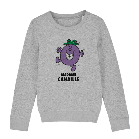 Sweatshirt Fille Madame Canaille Monsieur Madame