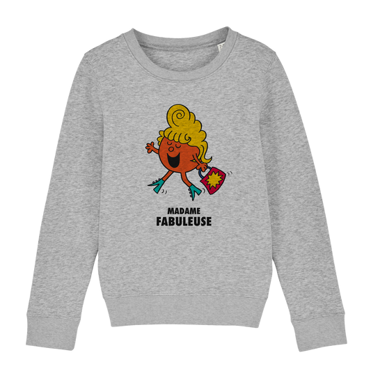 Sweatshirt Fille Madame Fabuleuse Monsieur Madame