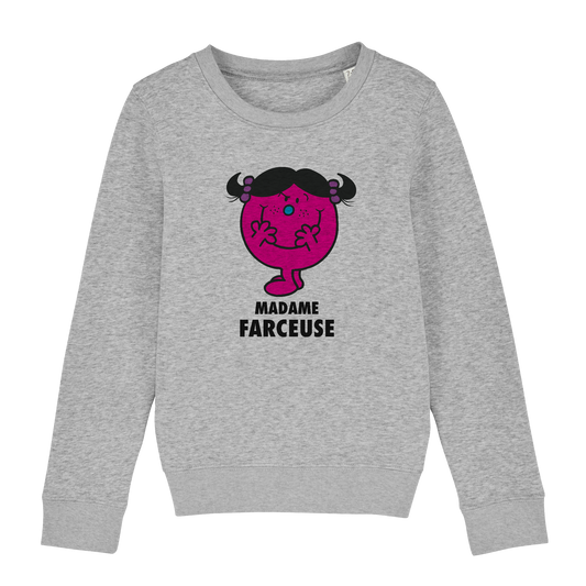 Sweatshirt Fille Madame Farceuse Monsieur Madame