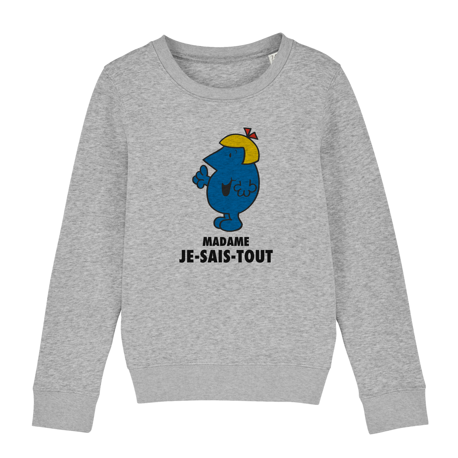 Sweatshirt Fille Madame Je sais tout Monsieur Madame