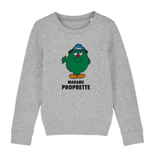 Sweatshirt Fille Madame Proprette Monsieur Madame