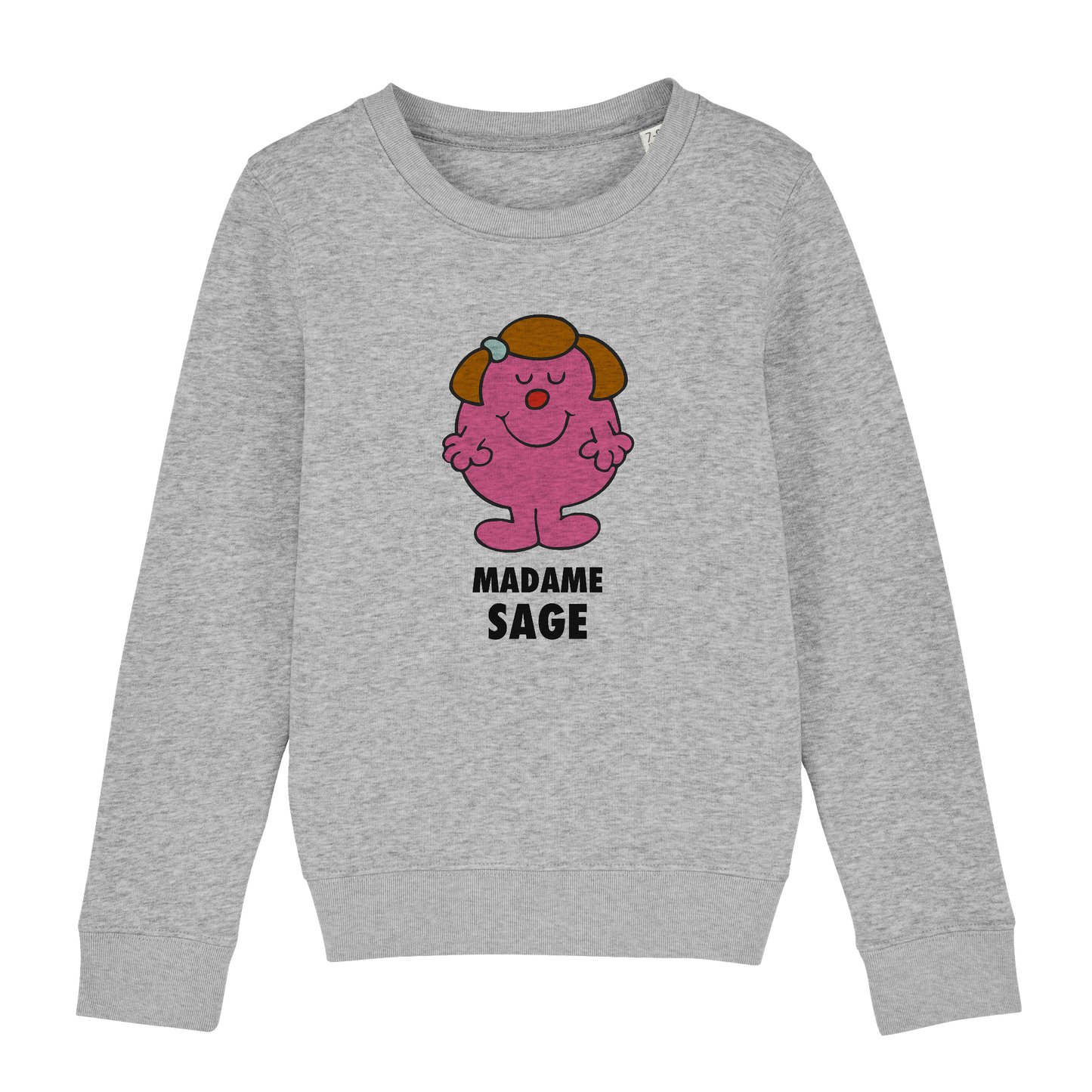 Sweatshirt Fille Madame Sage Monsieur Madame