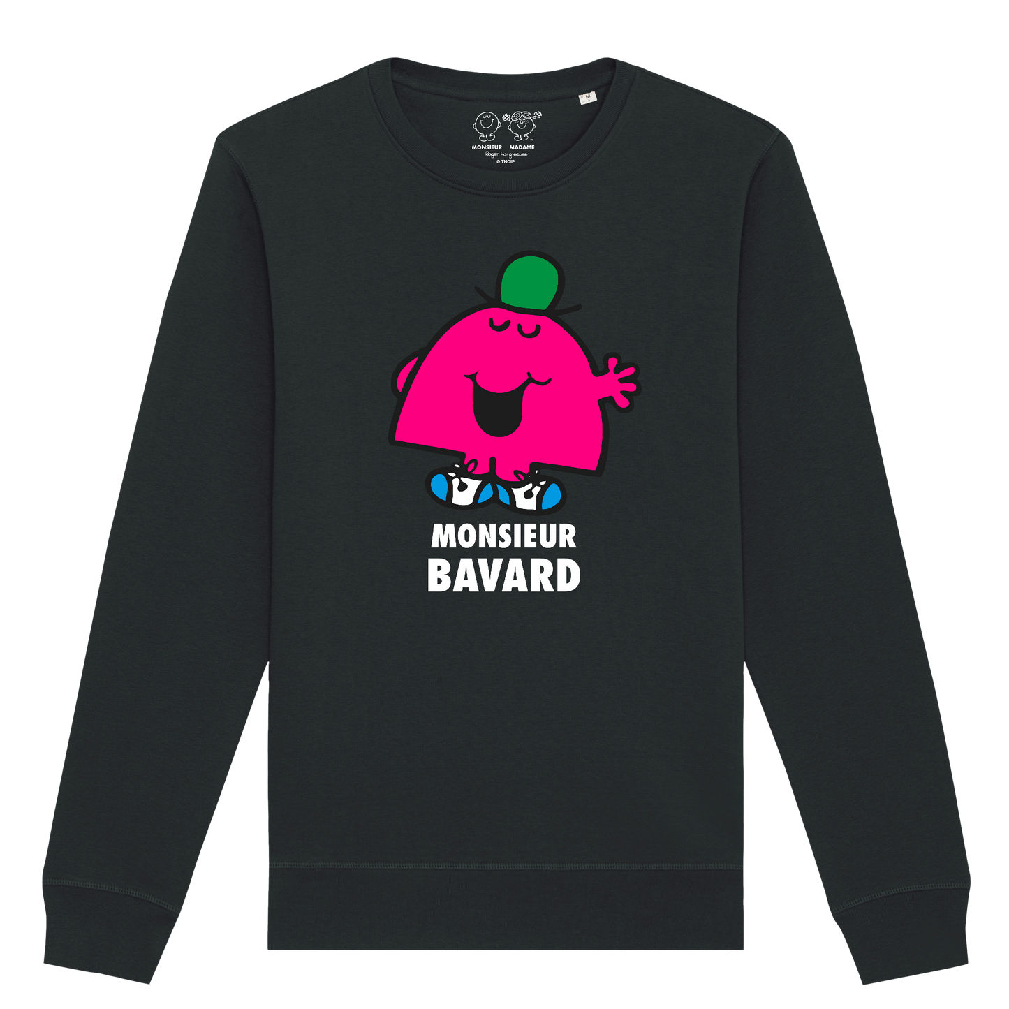 Sweatshirt Homme Monsieur Bavard Monsieur Madame