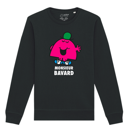 Sweatshirt Homme Monsieur Bavard Monsieur Madame