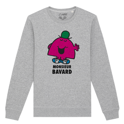 Sweatshirt Homme Monsieur Bavard Monsieur Madame