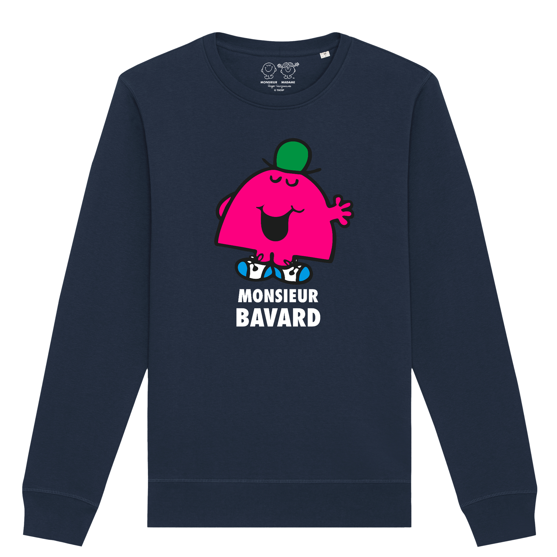Sweatshirt Homme Monsieur Bavard Monsieur Madame