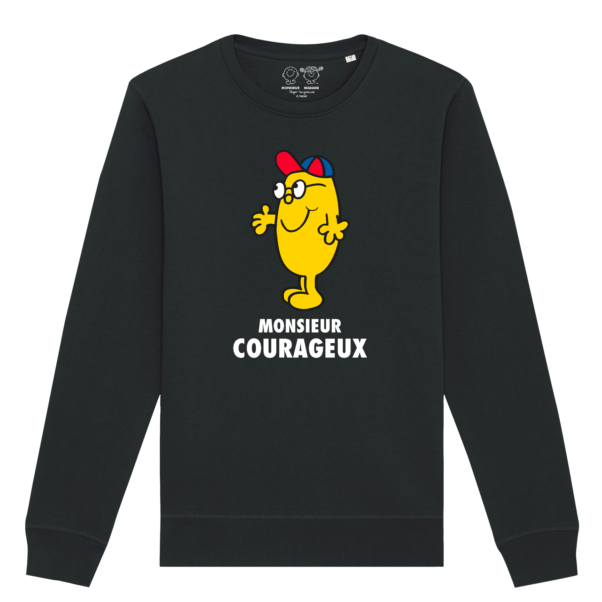 Sweatshirt Homme Monsieur Courageux Monsieur Madame