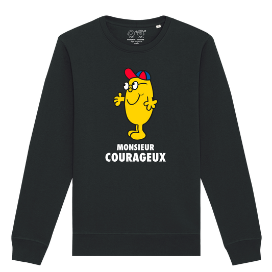 Sweatshirt Homme Monsieur Courageux Monsieur Madame