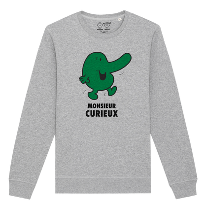 Sweatshirt Homme Monsieur Curieux Monsieur Madame