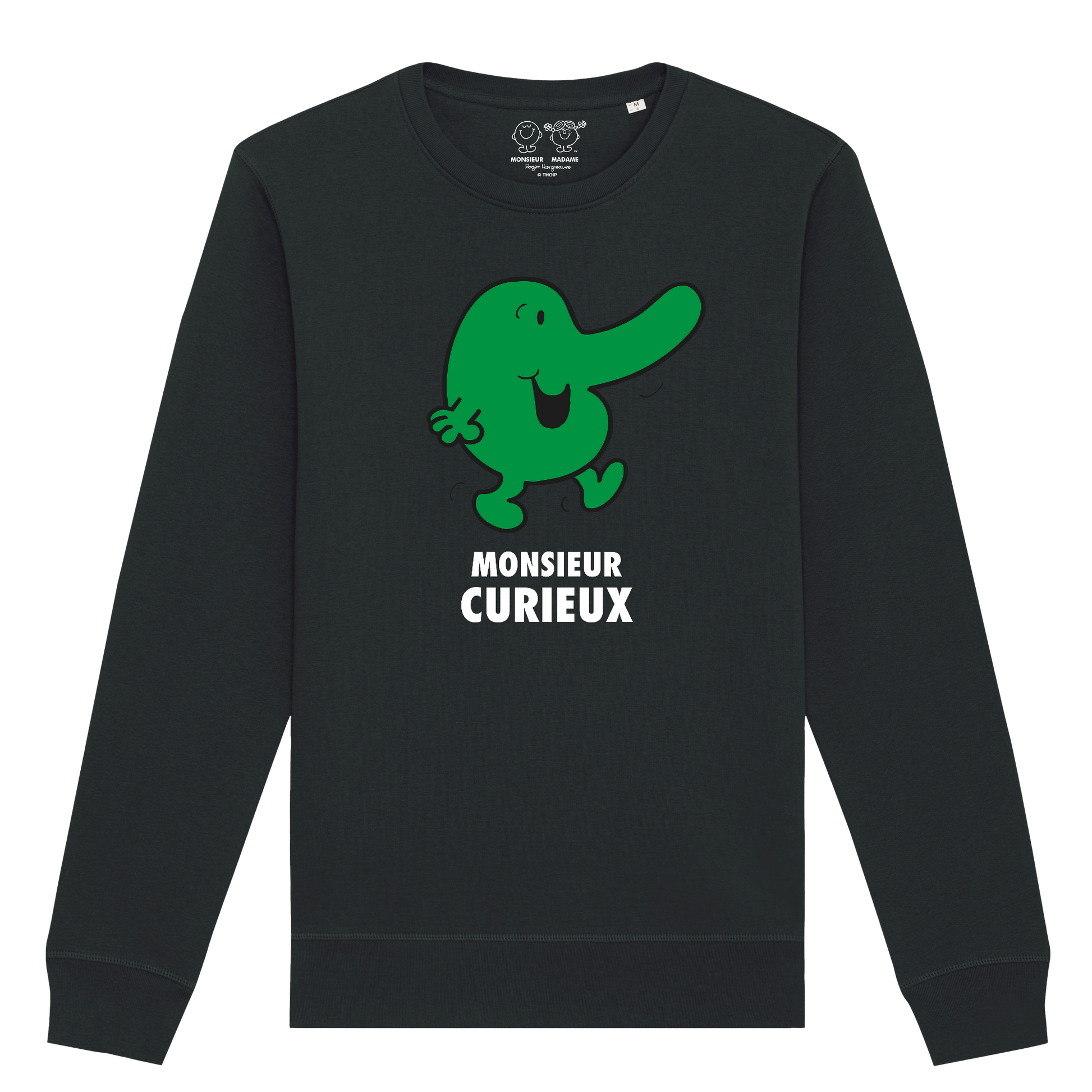 Sweatshirt Homme Monsieur Curieux Monsieur Madame
