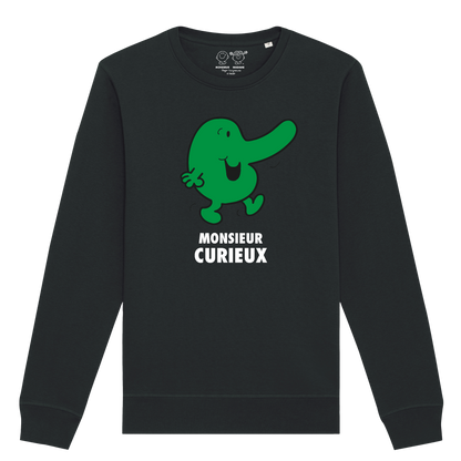 Sweatshirt Homme Monsieur Curieux Monsieur Madame