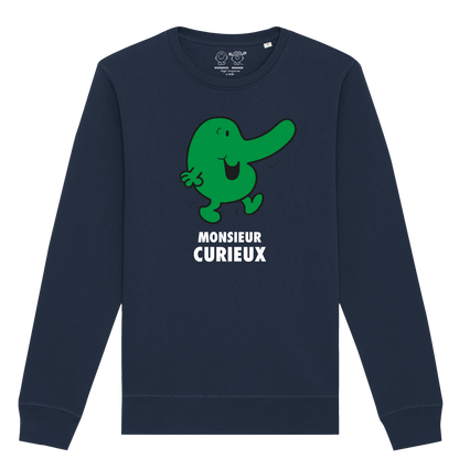 Sweatshirt Homme Monsieur Curieux Monsieur Madame