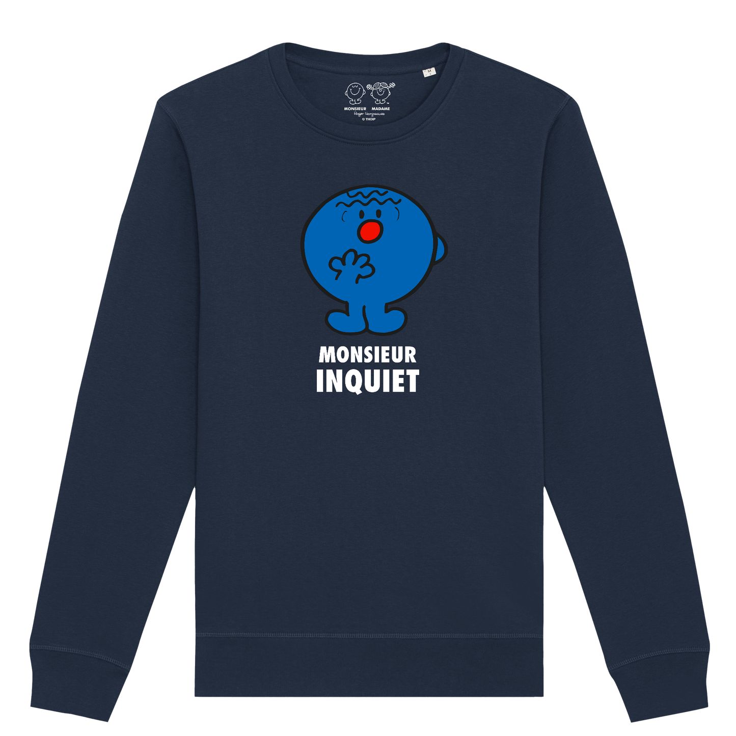 Sweatshirt Homme Monsieur Inquiet Monsieur Madame