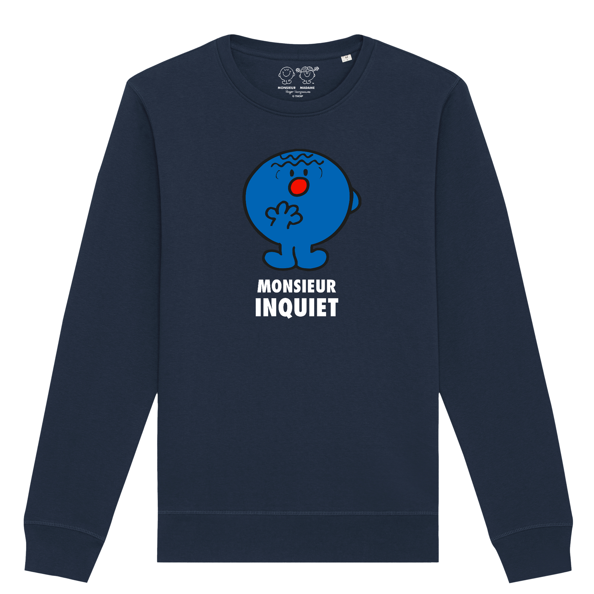 Sweatshirt Homme Monsieur Inquiet Monsieur Madame