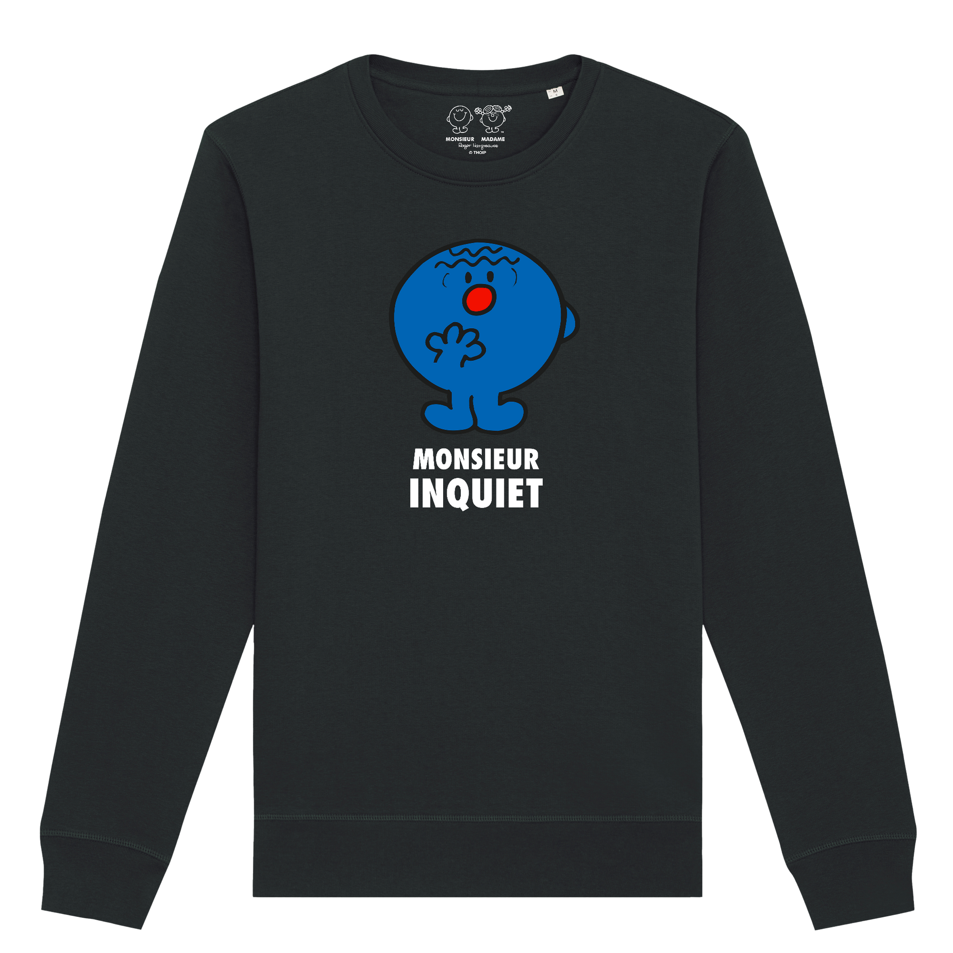 Sweatshirt Homme Monsieur Inquiet Monsieur Madame