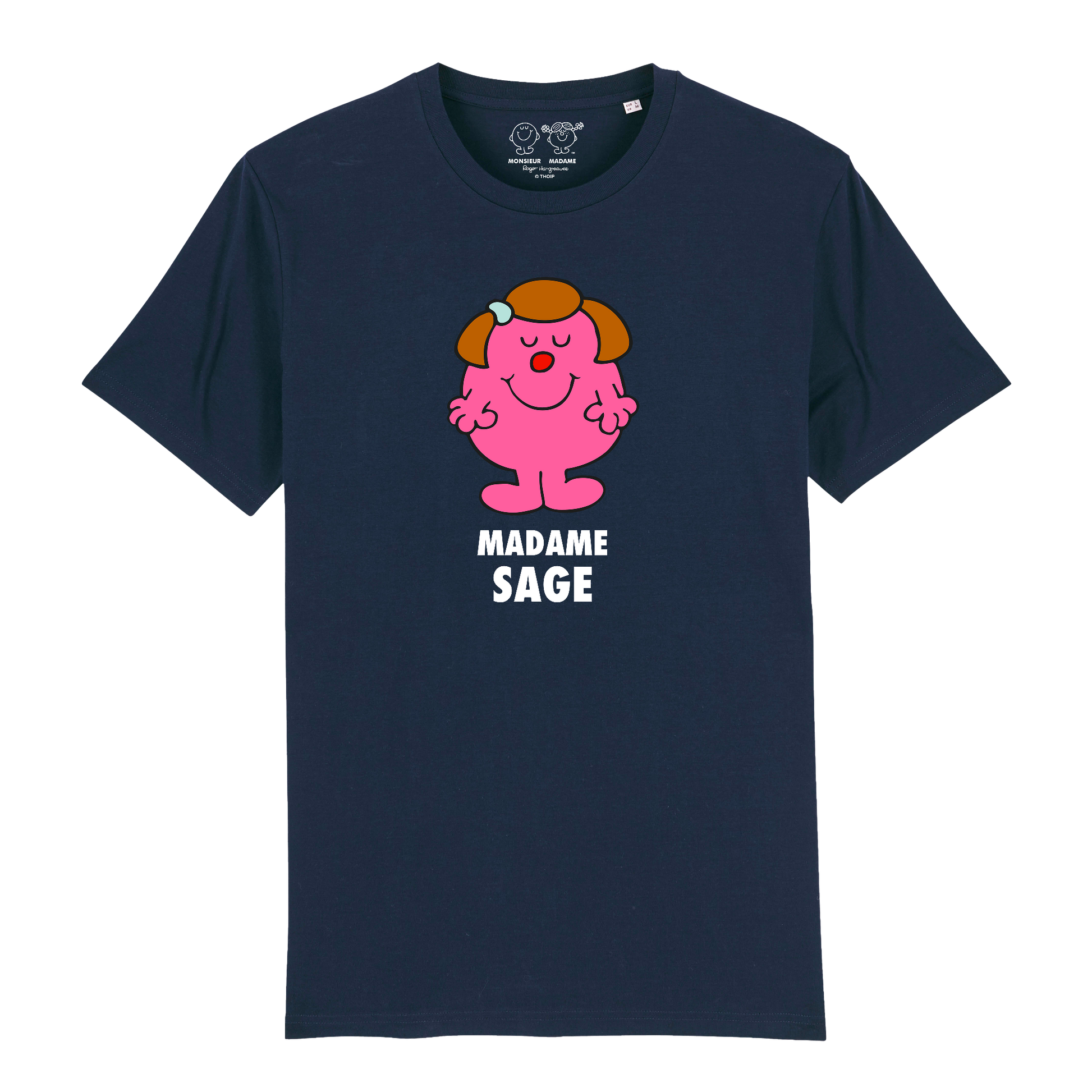 T-Shirt Femme Madame Sage Monsieur Madame