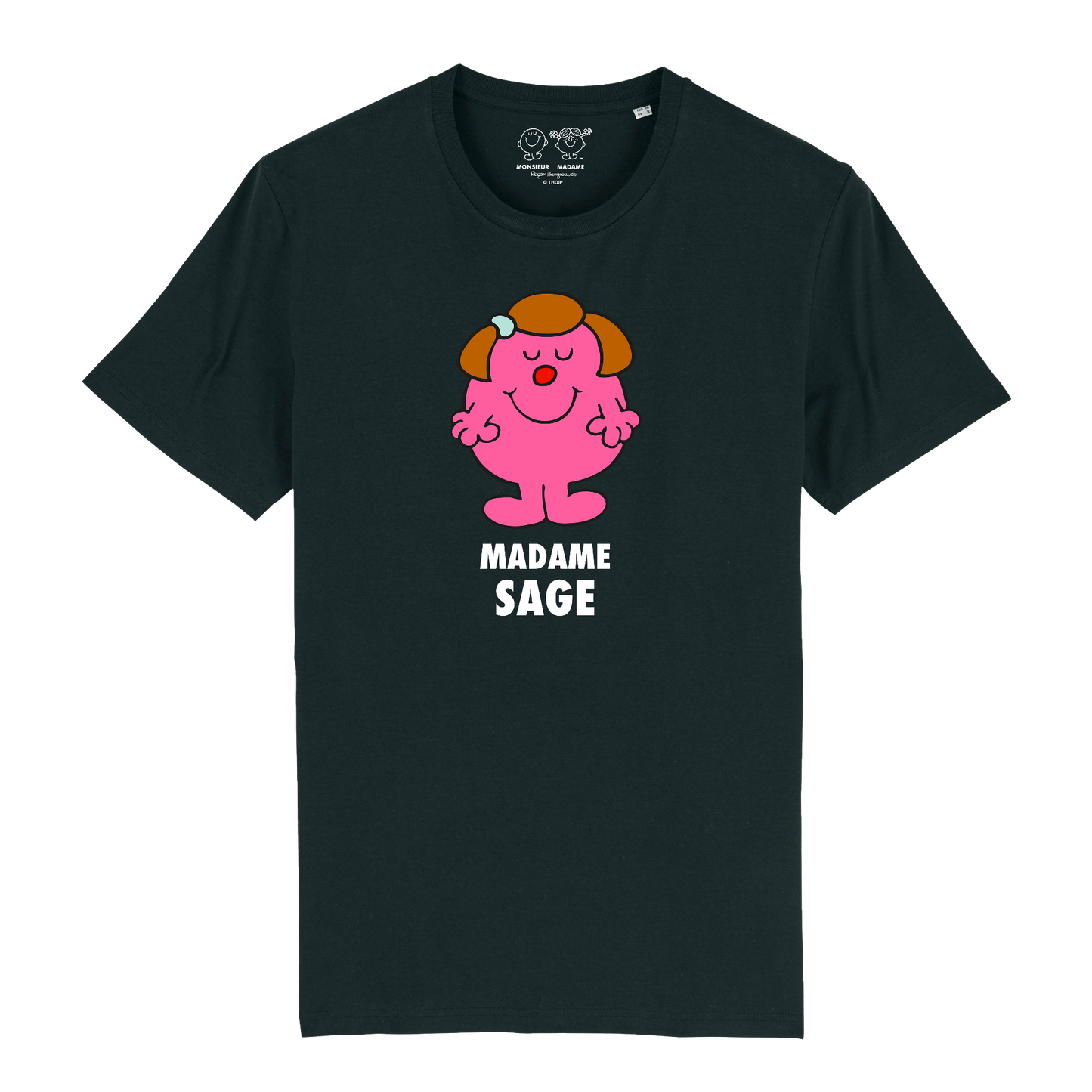 T-Shirt Femme Madame Sage Monsieur Madame