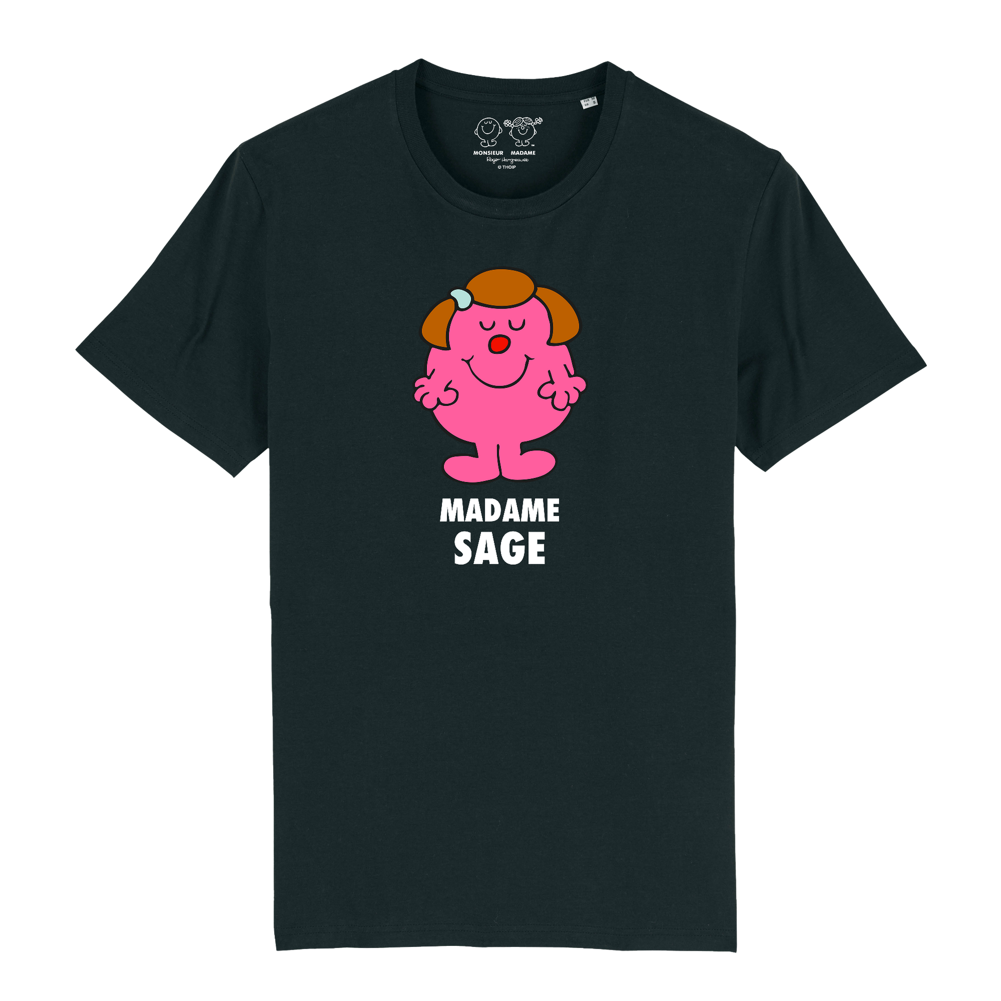 T-Shirt Femme Madame Sage Monsieur Madame