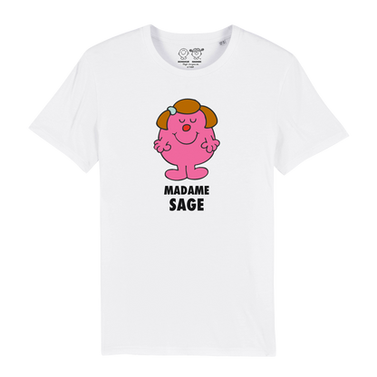 T-Shirt Femme Madame Sage Monsieur Madame
