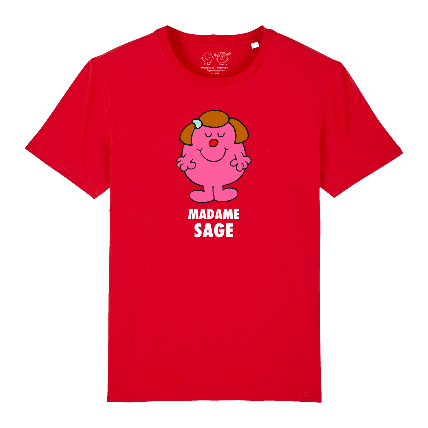 T-Shirt Femme Madame Sage Monsieur Madame