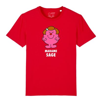 T-Shirt Femme Madame Sage Monsieur Madame