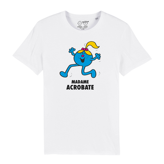 T-Shirt Fille Madame Acrobate Monsieur Madame