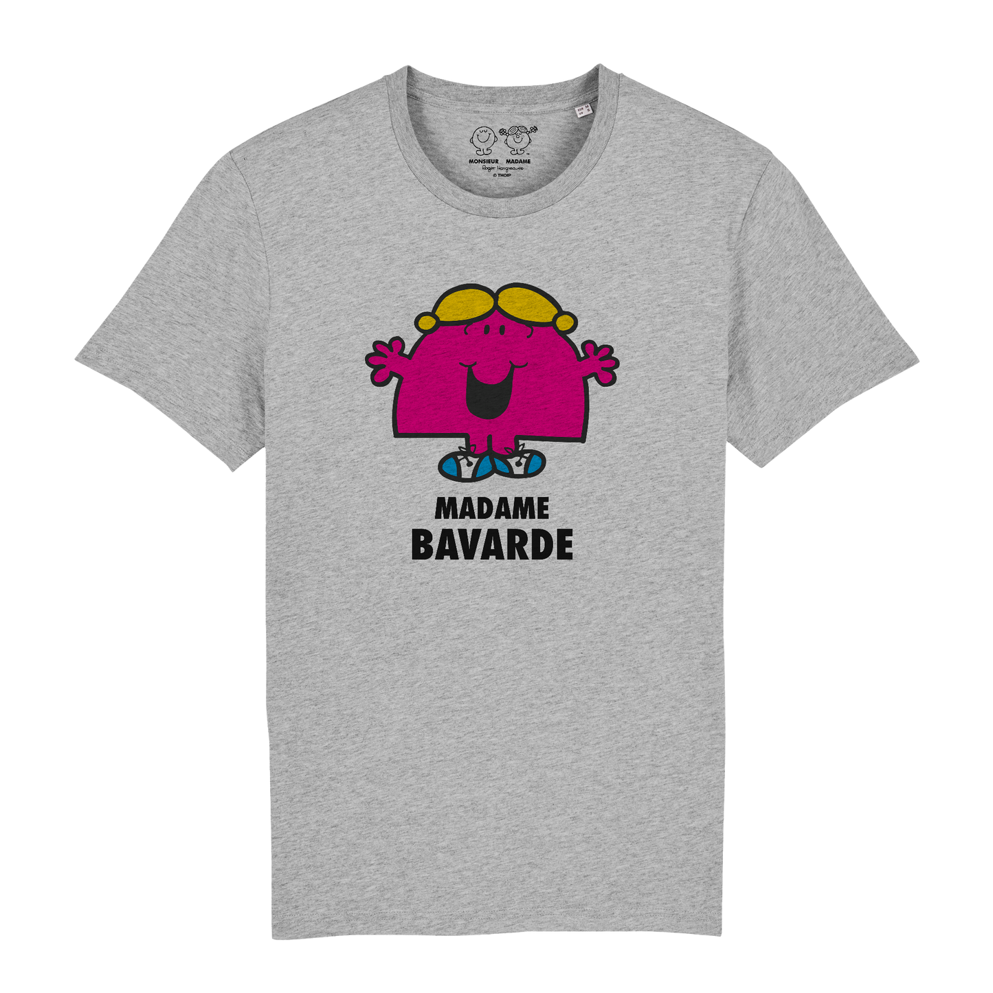 T-Shirt Fille Madame Bavarde Monsieur Madame