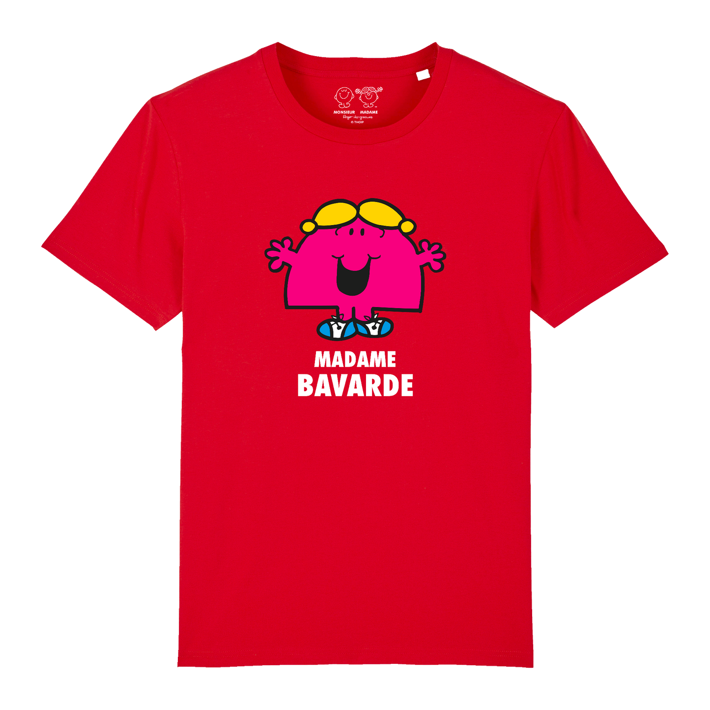 T-Shirt Fille Madame Bavarde Monsieur Madame