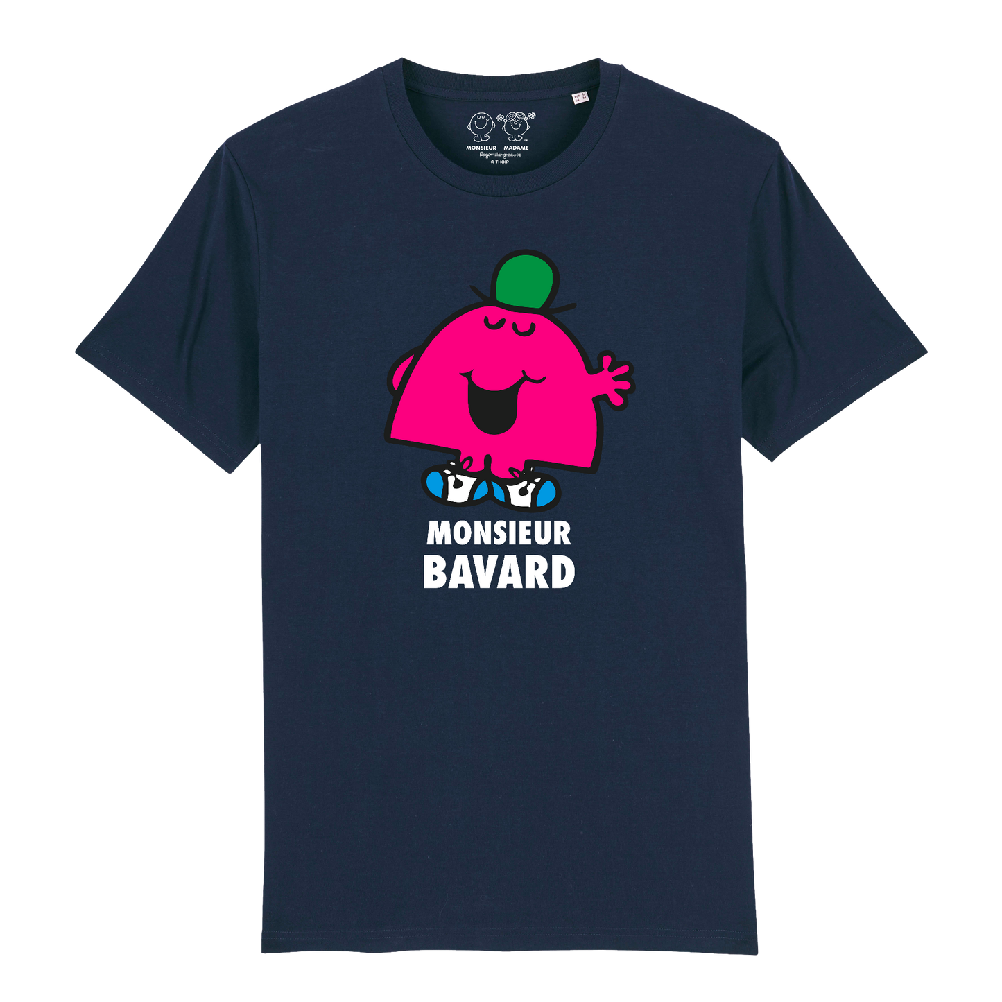 T-Shirt Homme Monsieur Bavard Monsieur Madame