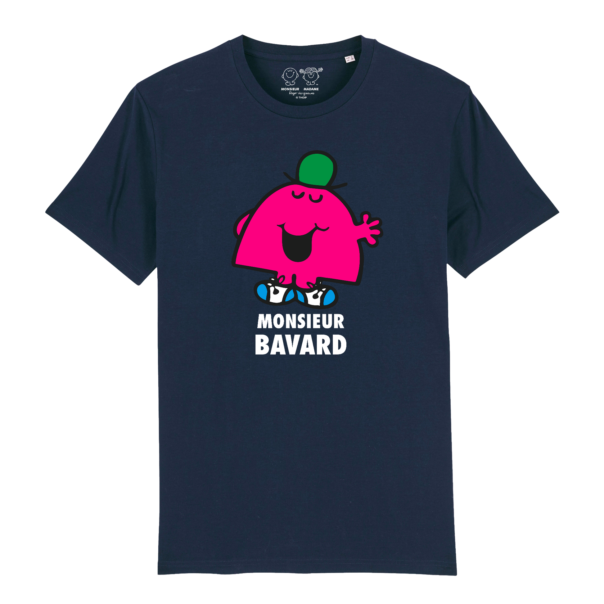T-Shirt Homme Monsieur Bavard Monsieur Madame