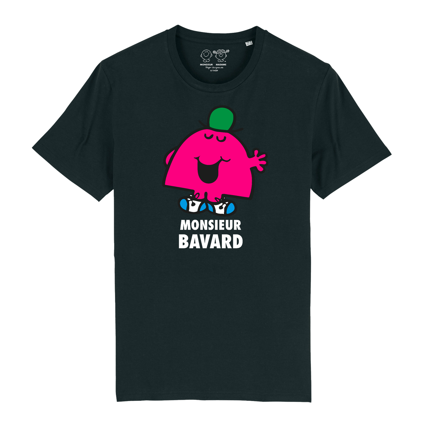 T-Shirt Homme Monsieur Bavard Monsieur Madame