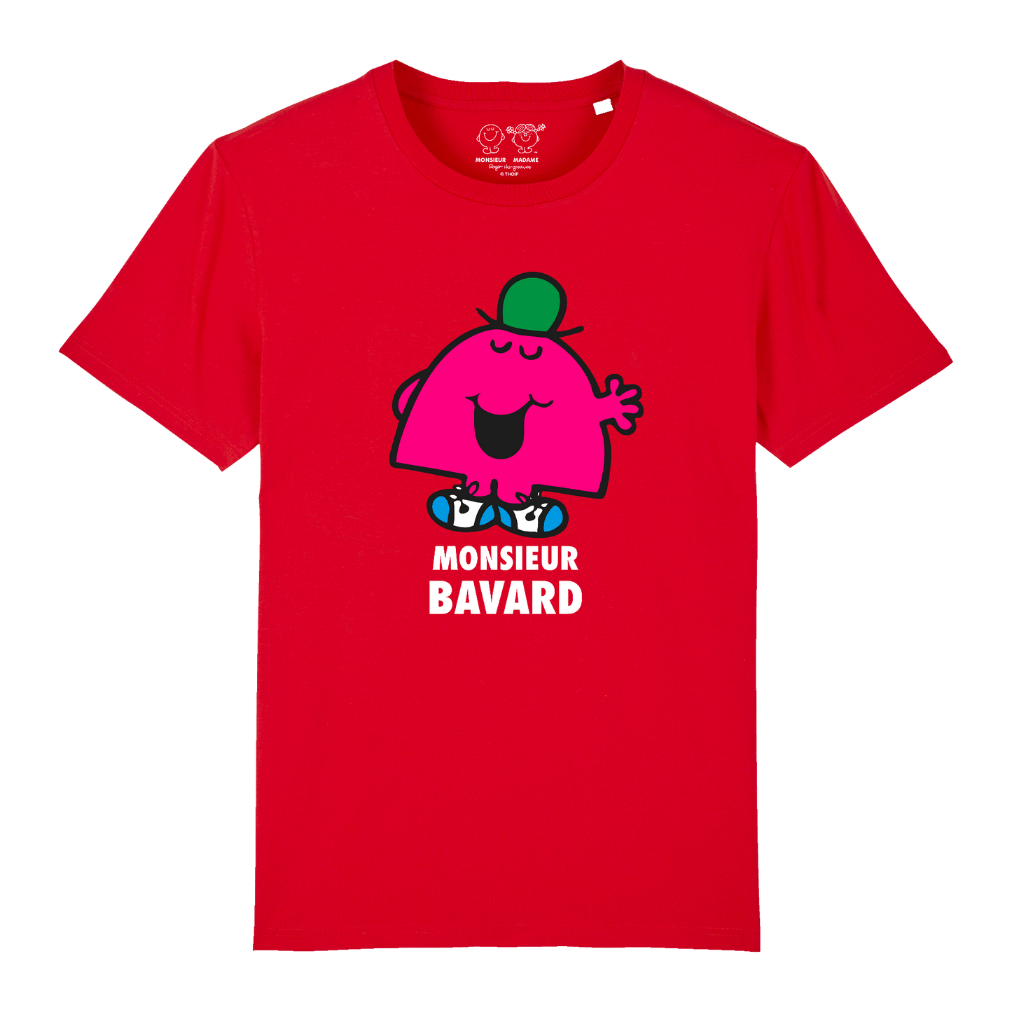 T-Shirt Homme Monsieur Bavard Monsieur Madame